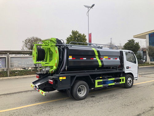 東風小多利卡清洗吸污車圖片 參數 污水罐4方,水罐2方介紹